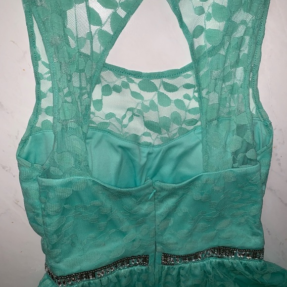 Candie's Dresses & Skirts - Candies sz 3 short fancy turquoise dress